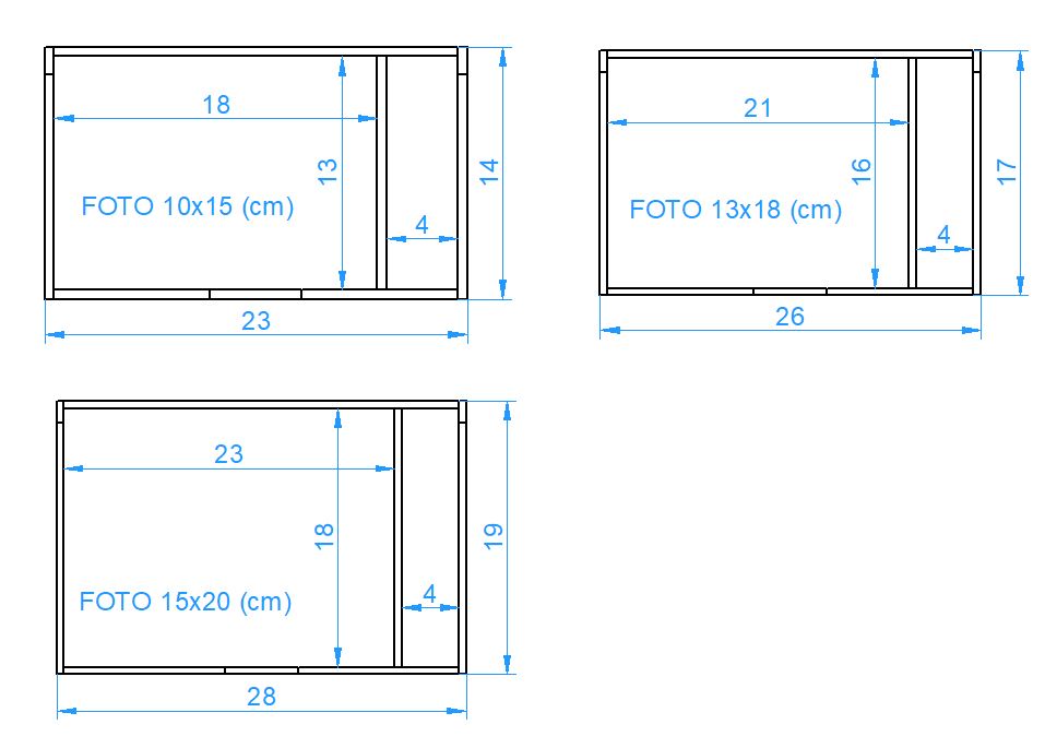 Scatola porta foto in legno naturale con vano USB – perfetta per foto e regali